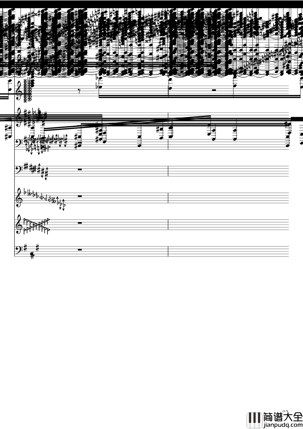 亡灵幻想钢琴谱_黑化_II_东方妖妖梦