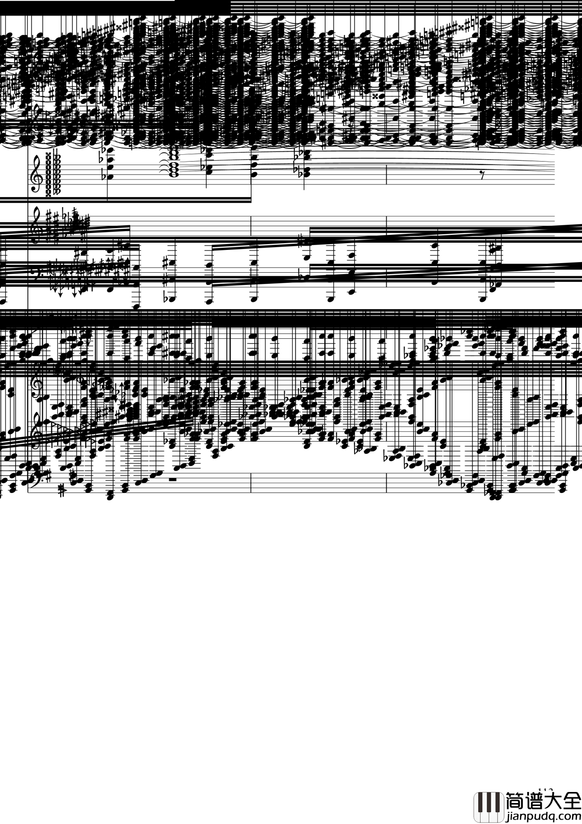 亡灵幻想钢琴谱_黑化_II_东方妖妖梦