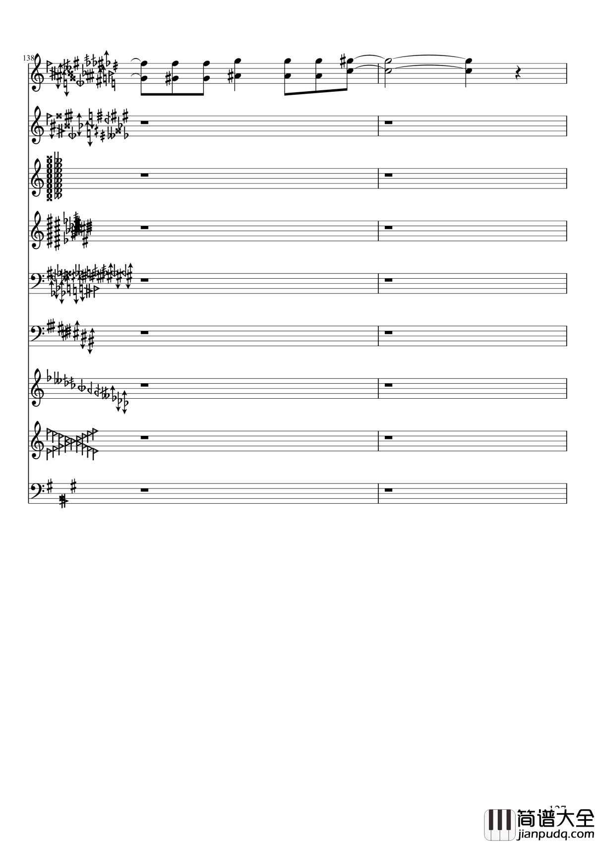 亡灵幻想钢琴谱_黑化_II_东方妖妖梦