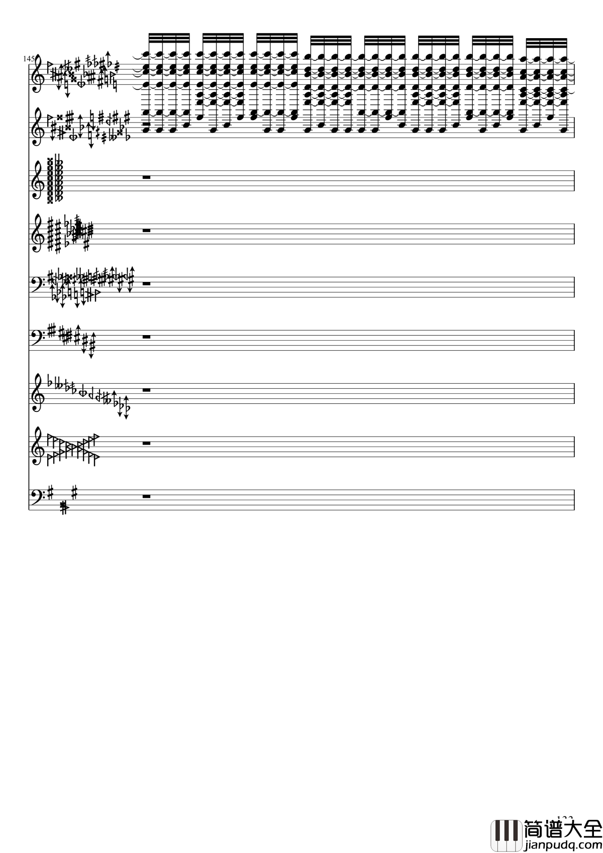 亡灵幻想钢琴谱_黑化_II_东方妖妖梦