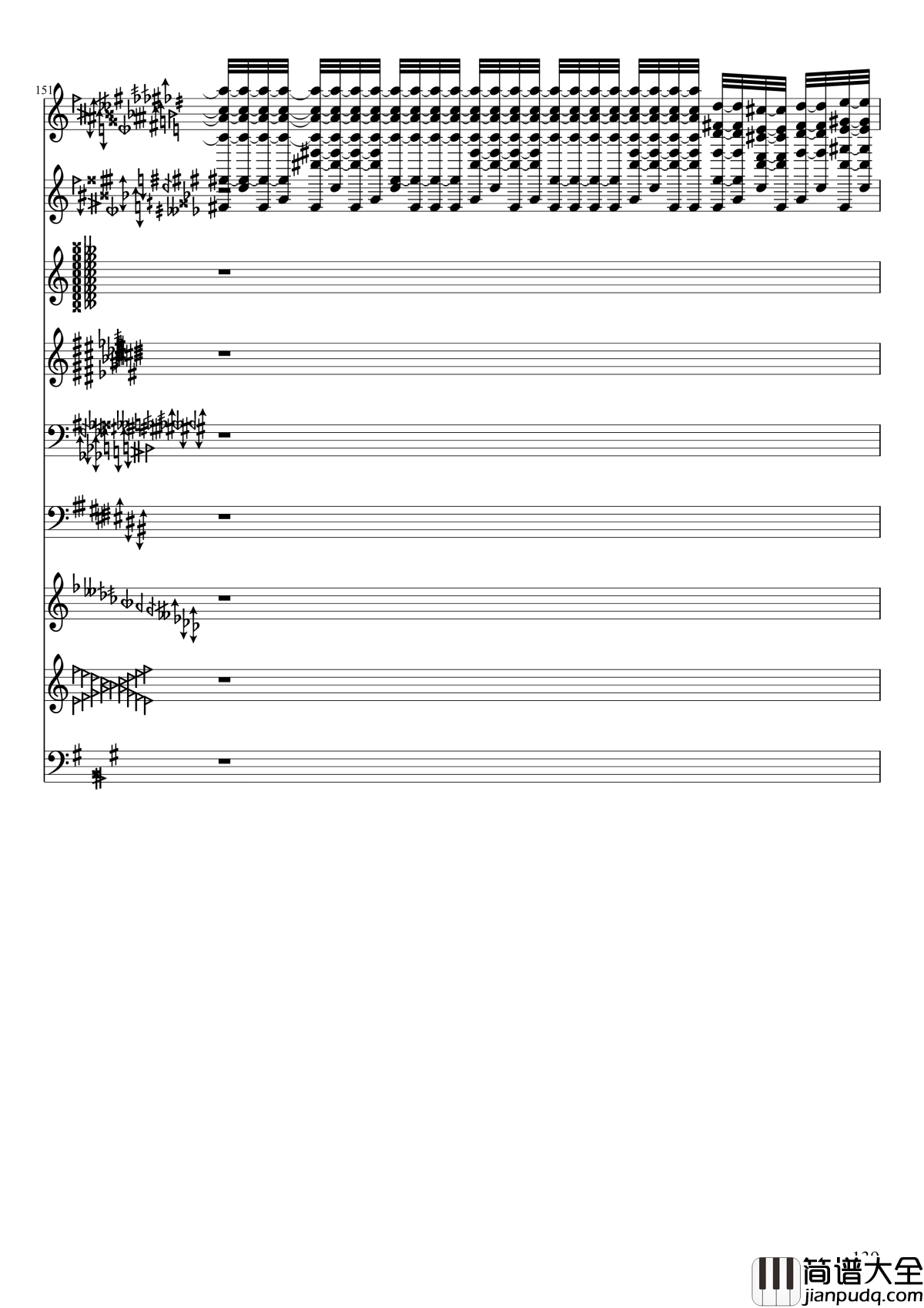 亡灵幻想钢琴谱_黑化_II_东方妖妖梦