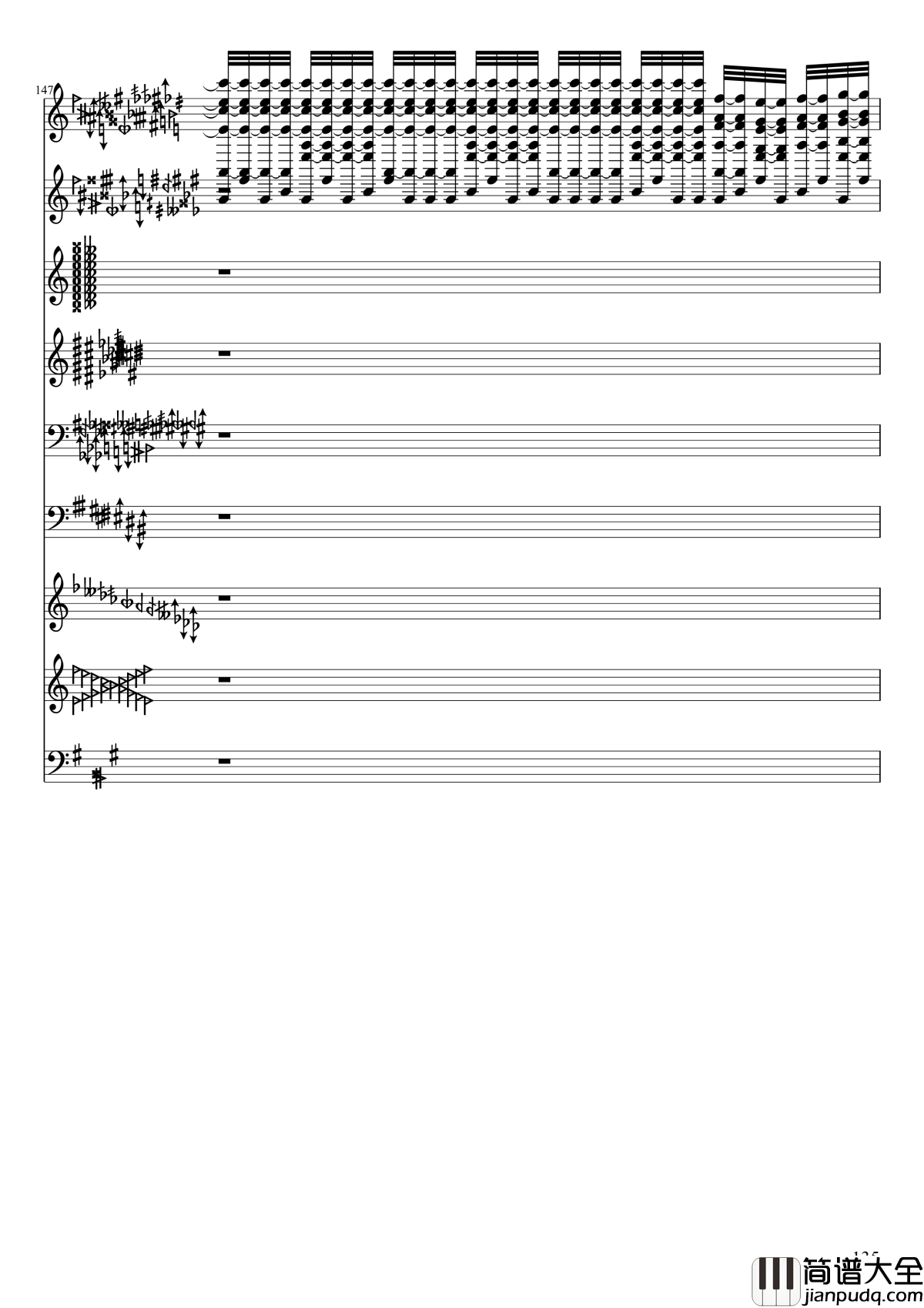 亡灵幻想钢琴谱_黑化_II_东方妖妖梦