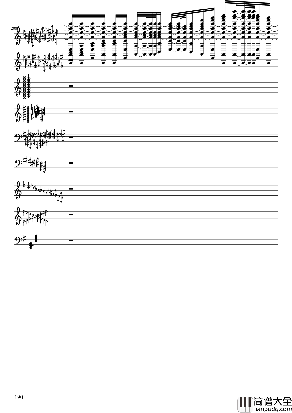 亡灵幻想钢琴谱_黑化_II_东方妖妖梦