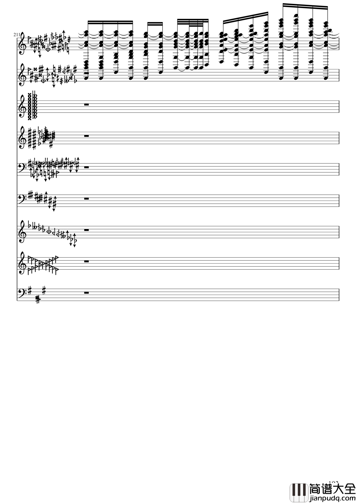 亡灵幻想钢琴谱_黑化_II_东方妖妖梦