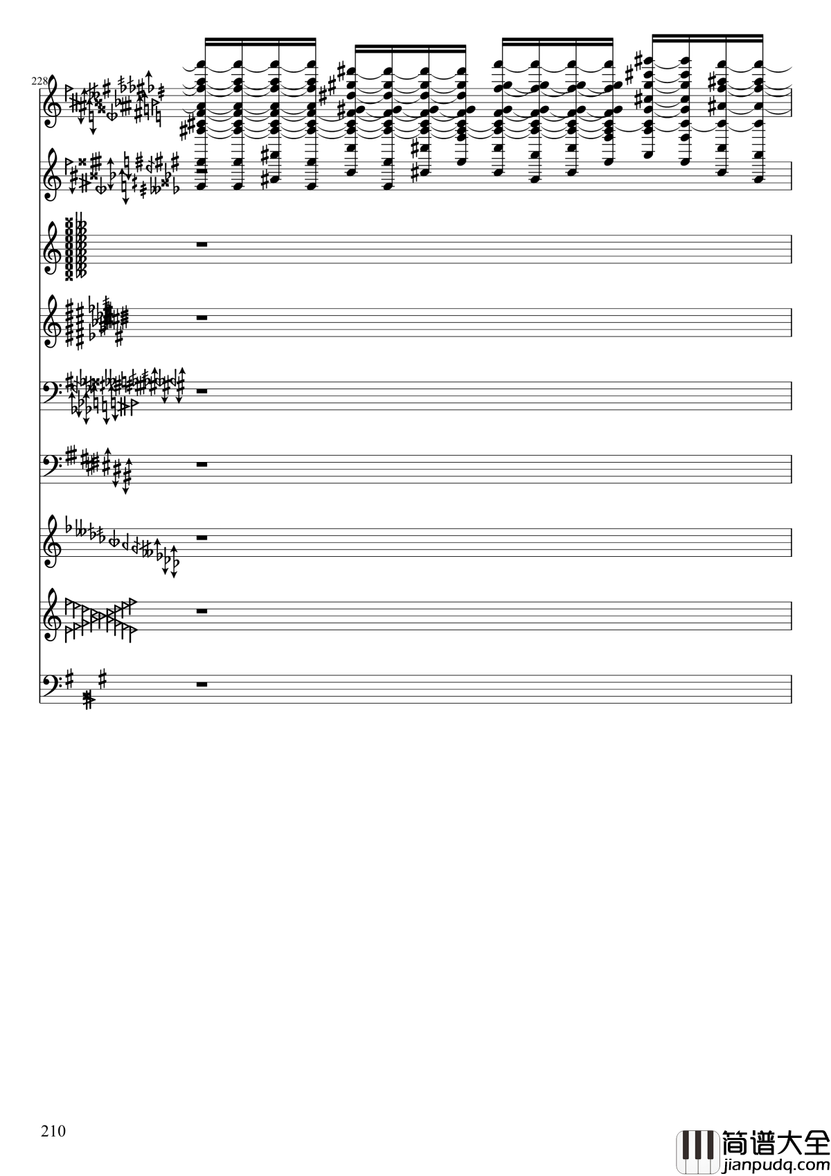 亡灵幻想钢琴谱_黑化_II_东方妖妖梦