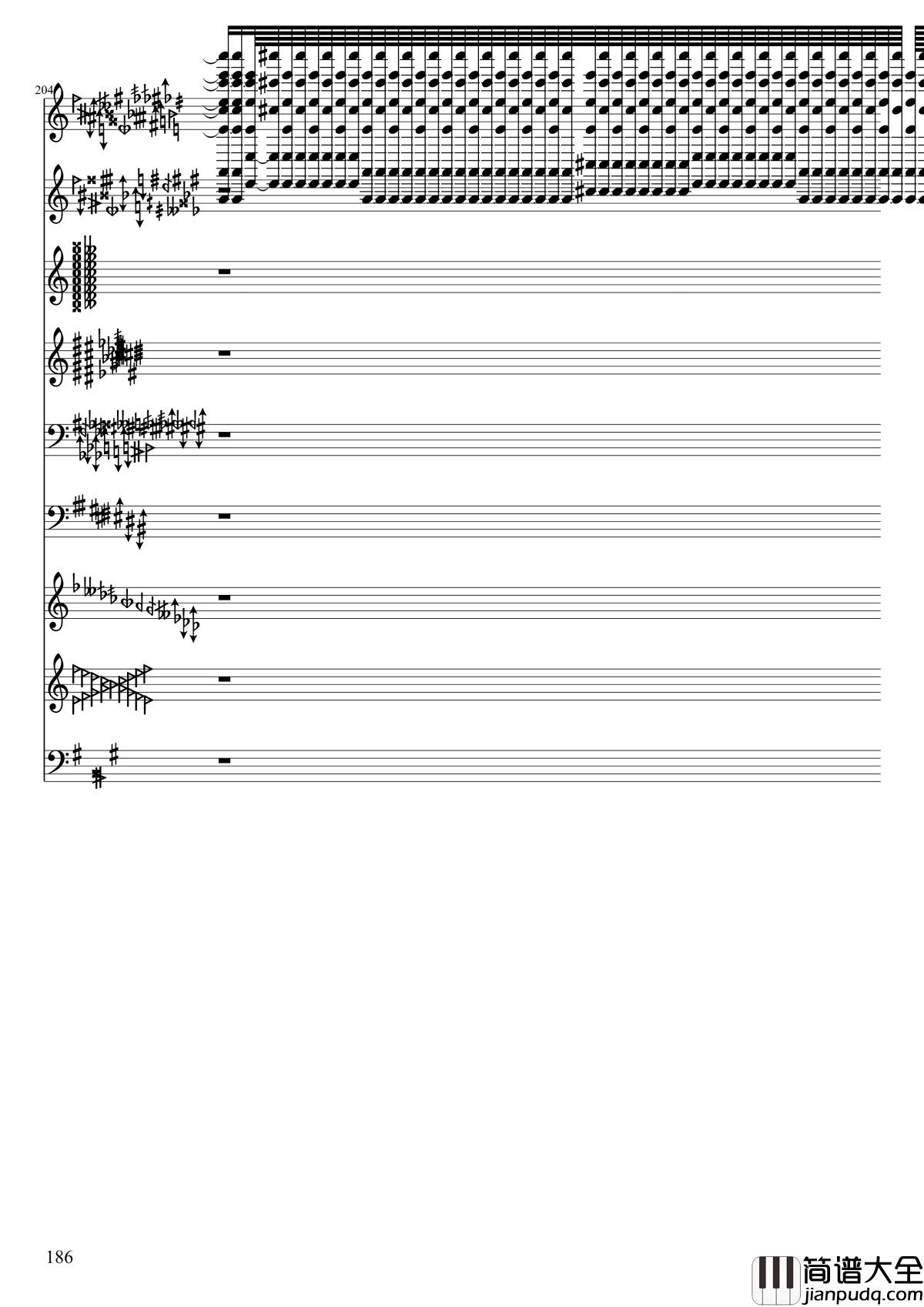 亡灵幻想钢琴谱_黑化_II_东方妖妖梦