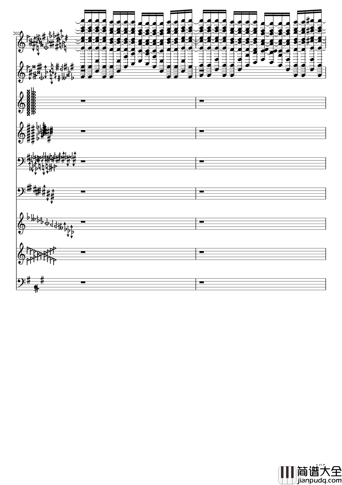 亡灵幻想钢琴谱_黑化_II_东方妖妖梦