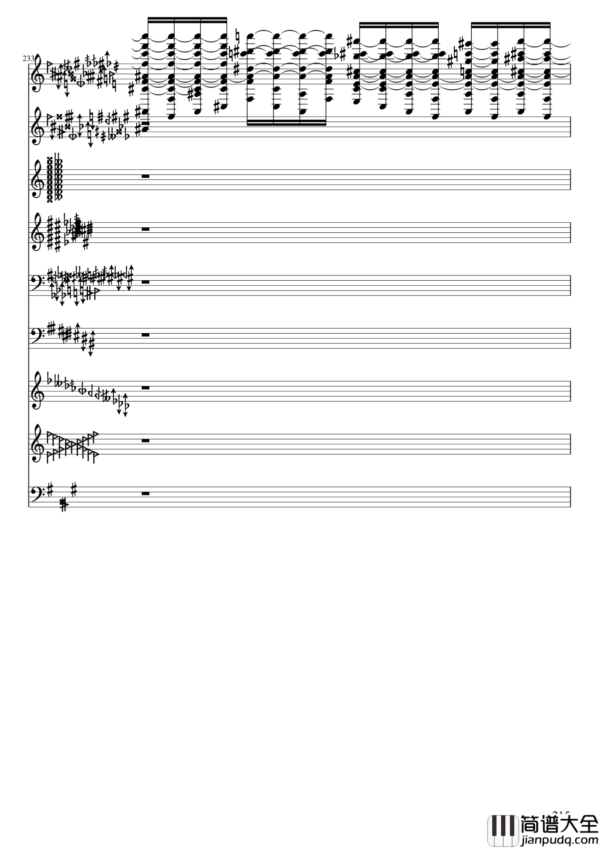 亡灵幻想钢琴谱_黑化_II_东方妖妖梦