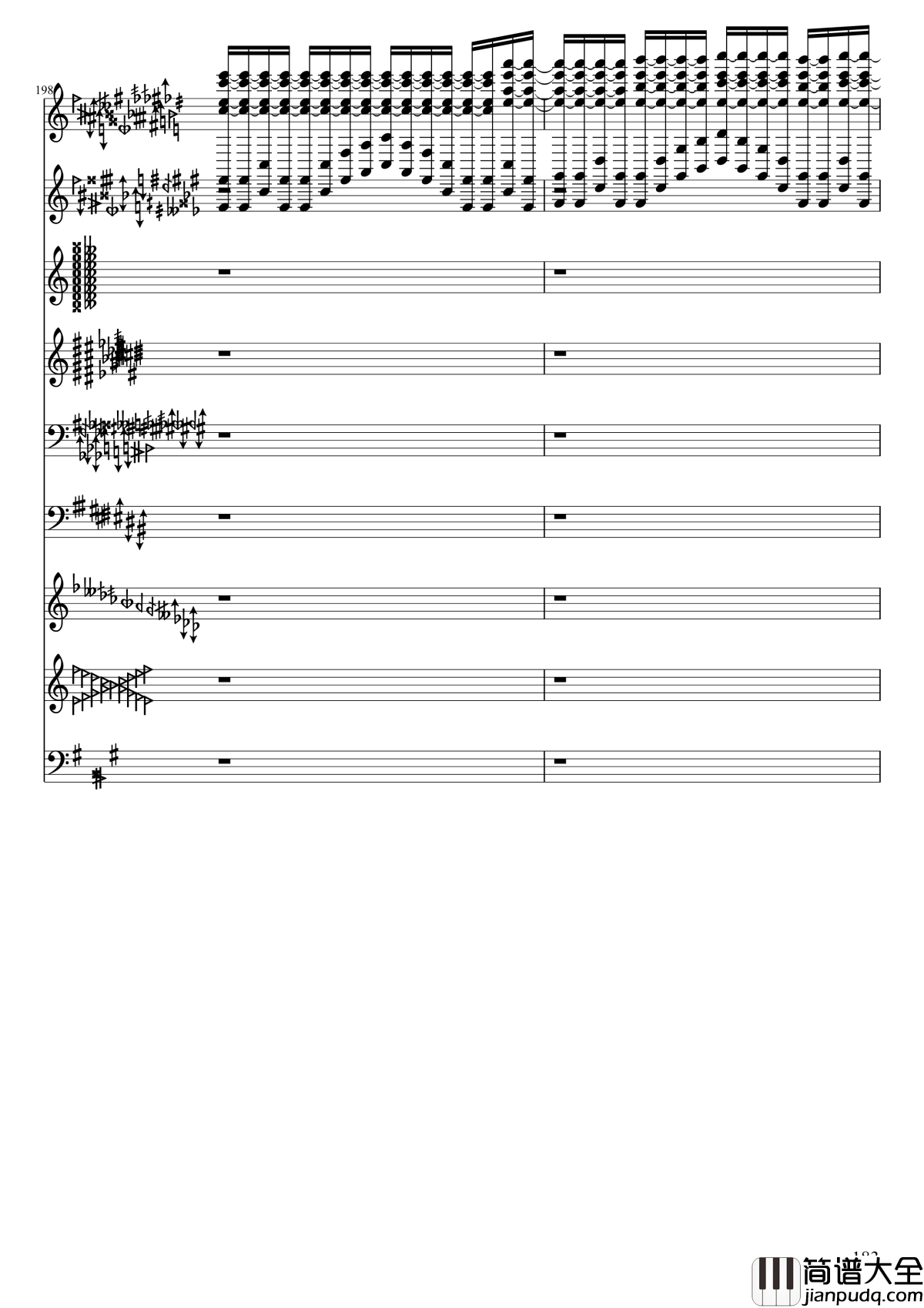 亡灵幻想钢琴谱_黑化_II_东方妖妖梦