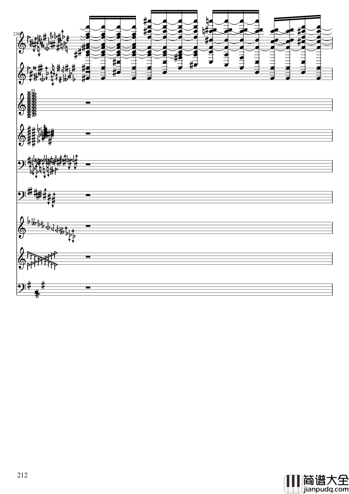 亡灵幻想钢琴谱_黑化_II_东方妖妖梦