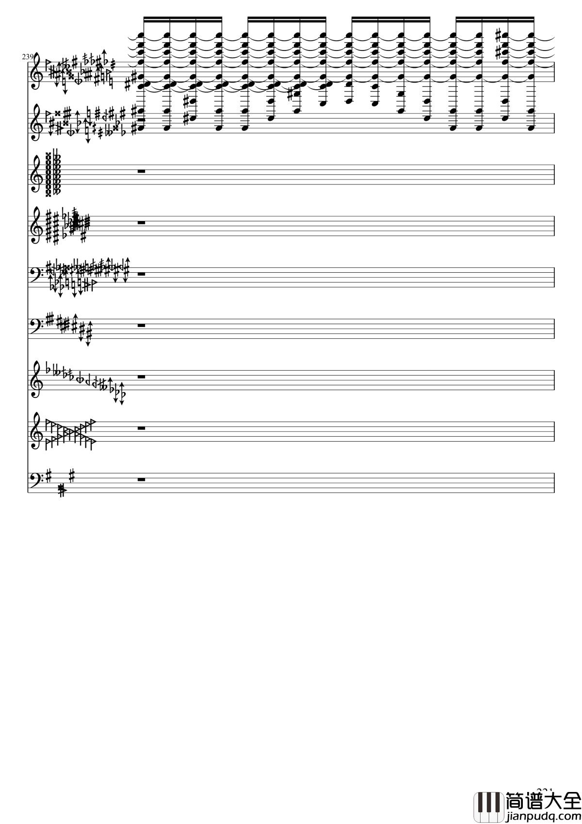 亡灵幻想钢琴谱_黑化_II_东方妖妖梦