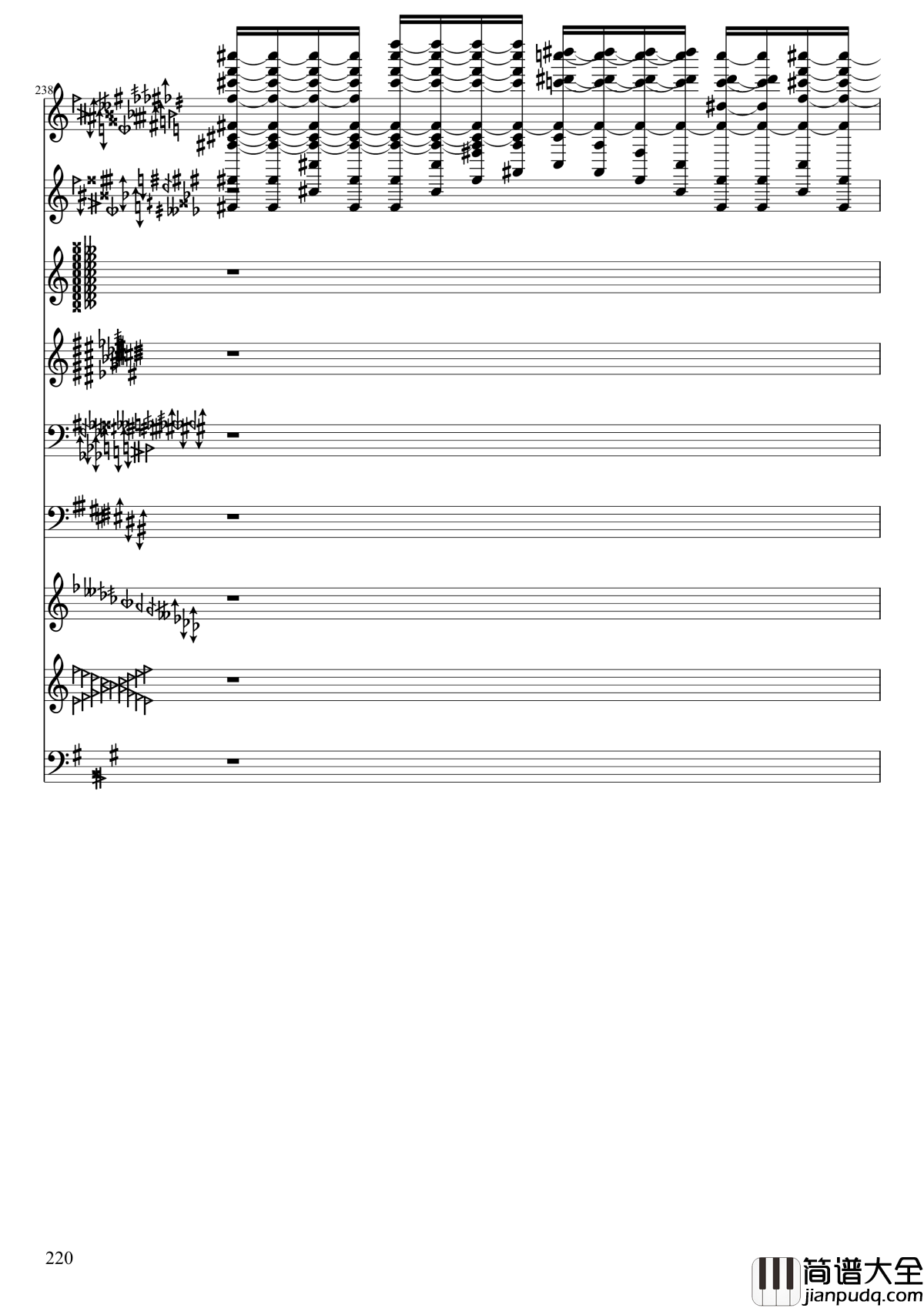 亡灵幻想钢琴谱_黑化_II_东方妖妖梦