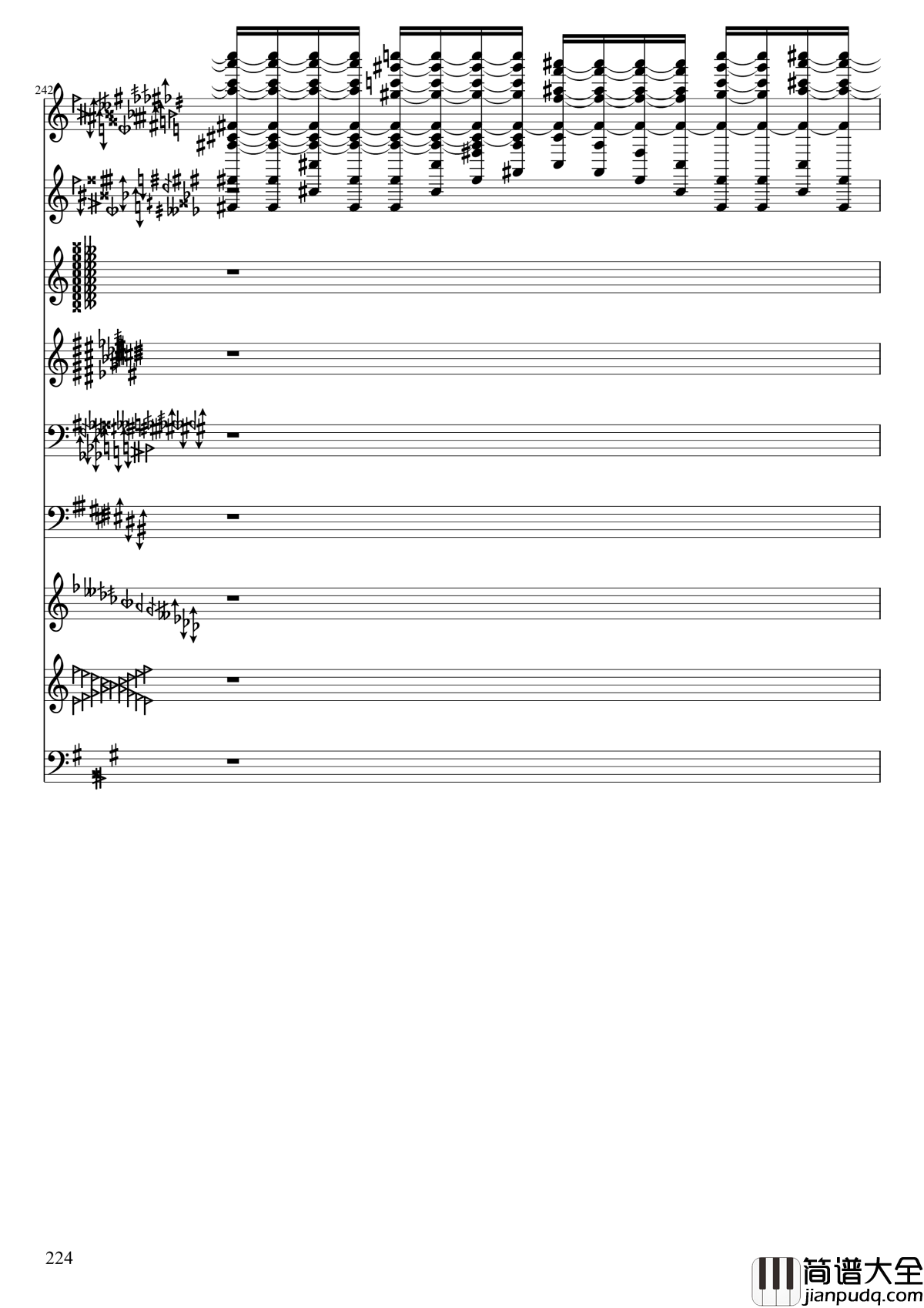 亡灵幻想钢琴谱_黑化_II_东方妖妖梦