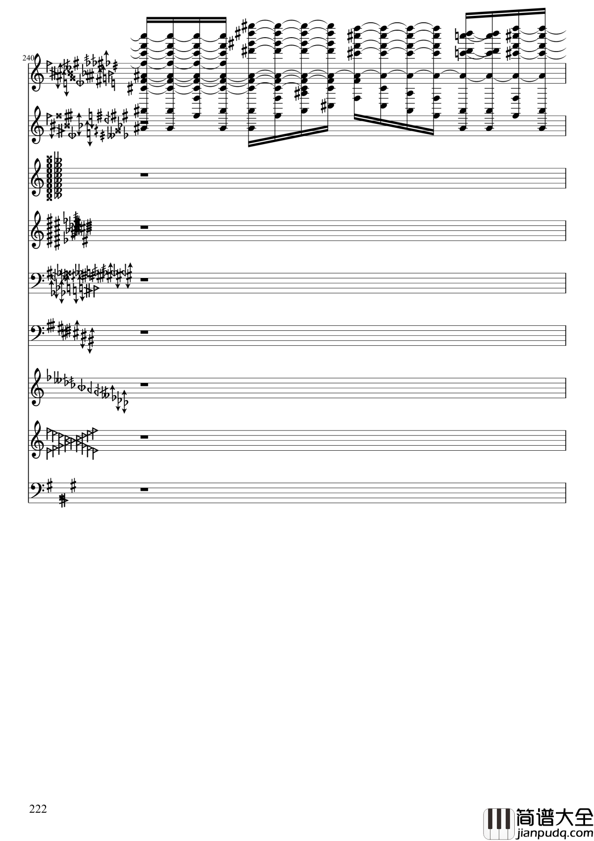 亡灵幻想钢琴谱_黑化_II_东方妖妖梦