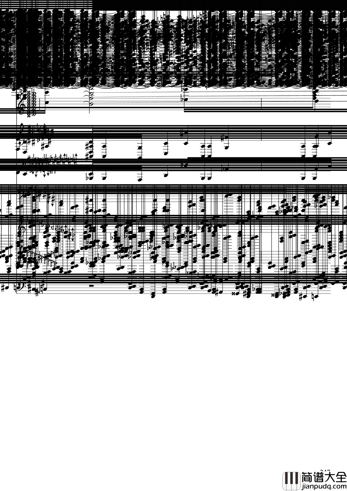 亡灵幻想钢琴谱_黑化_II_东方妖妖梦