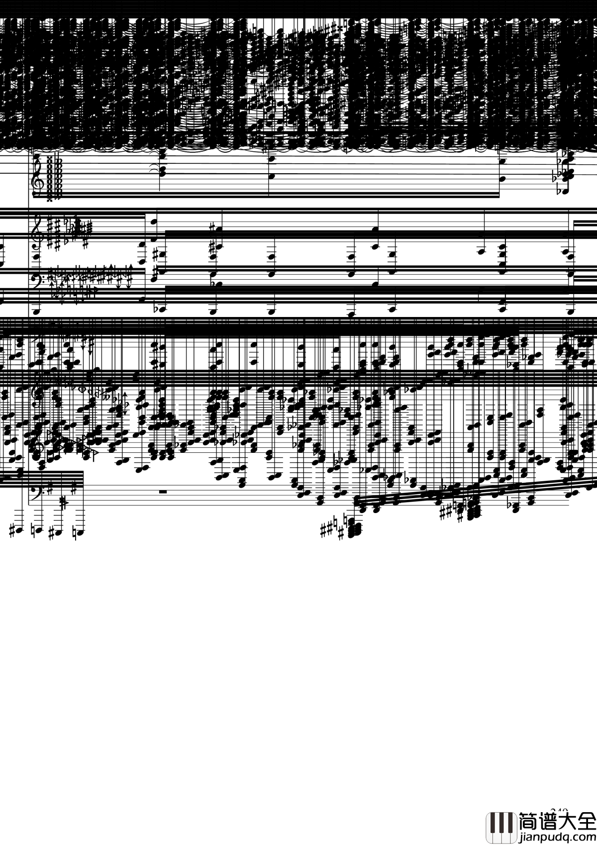 亡灵幻想钢琴谱_黑化_II_东方妖妖梦