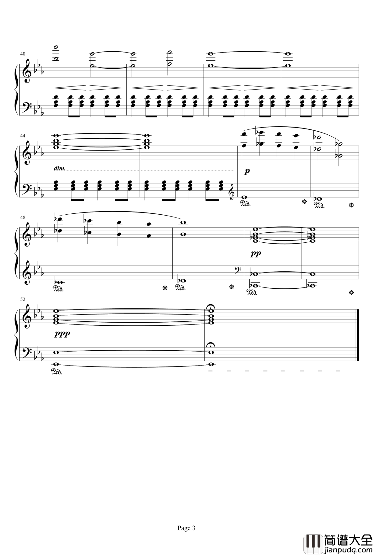 奇跡钢琴谱_Final_Fantasy_XIII_最终幻想