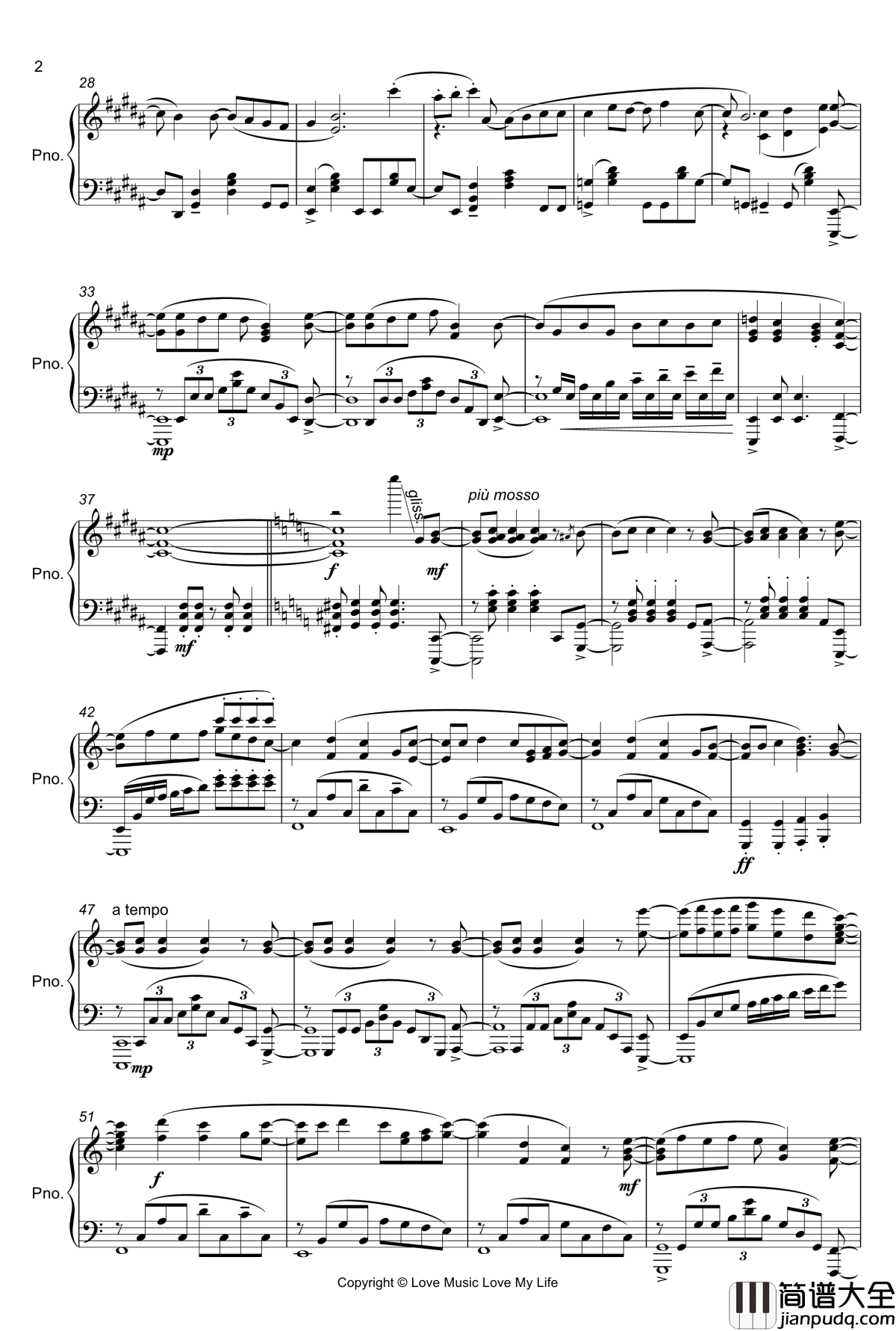 OP3_ゲッタバソバソ钢琴谱_精灵宝可梦XY_口袋妖怪