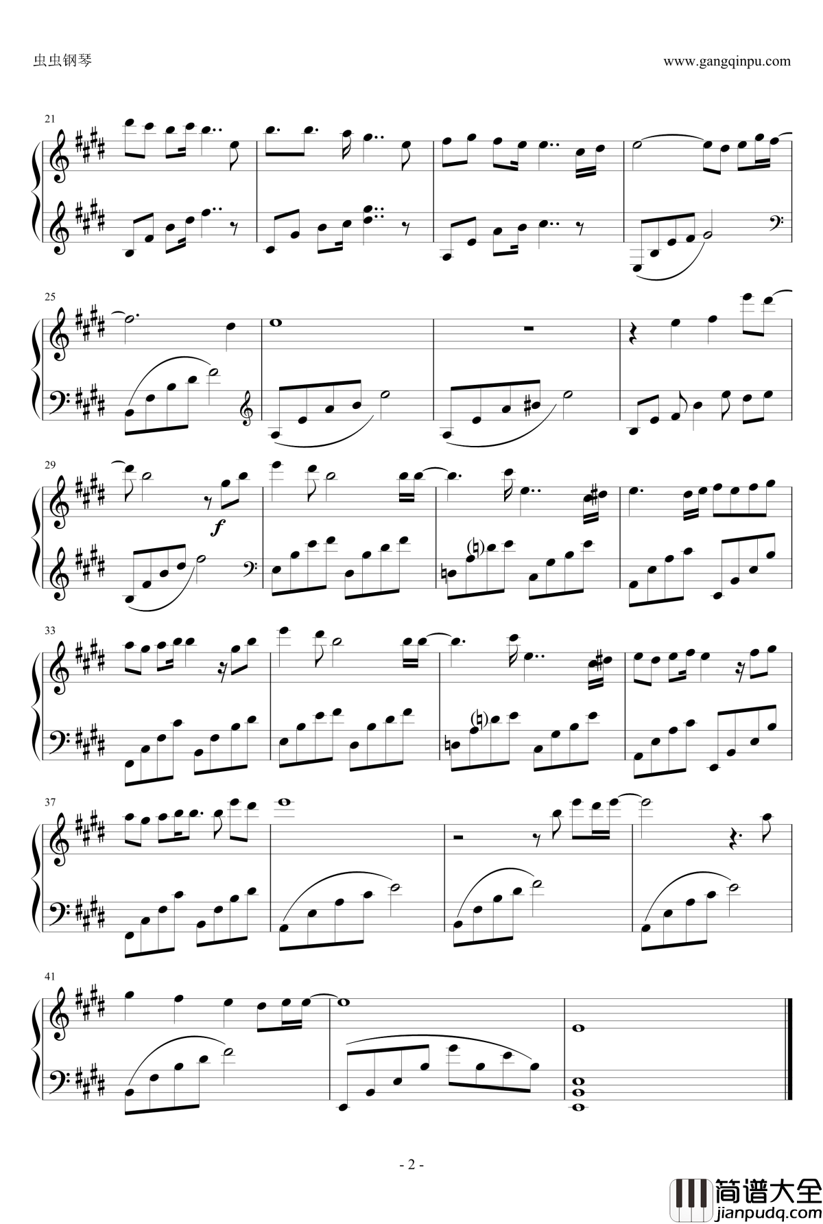 Ending钢琴谱_Rance_9/R9