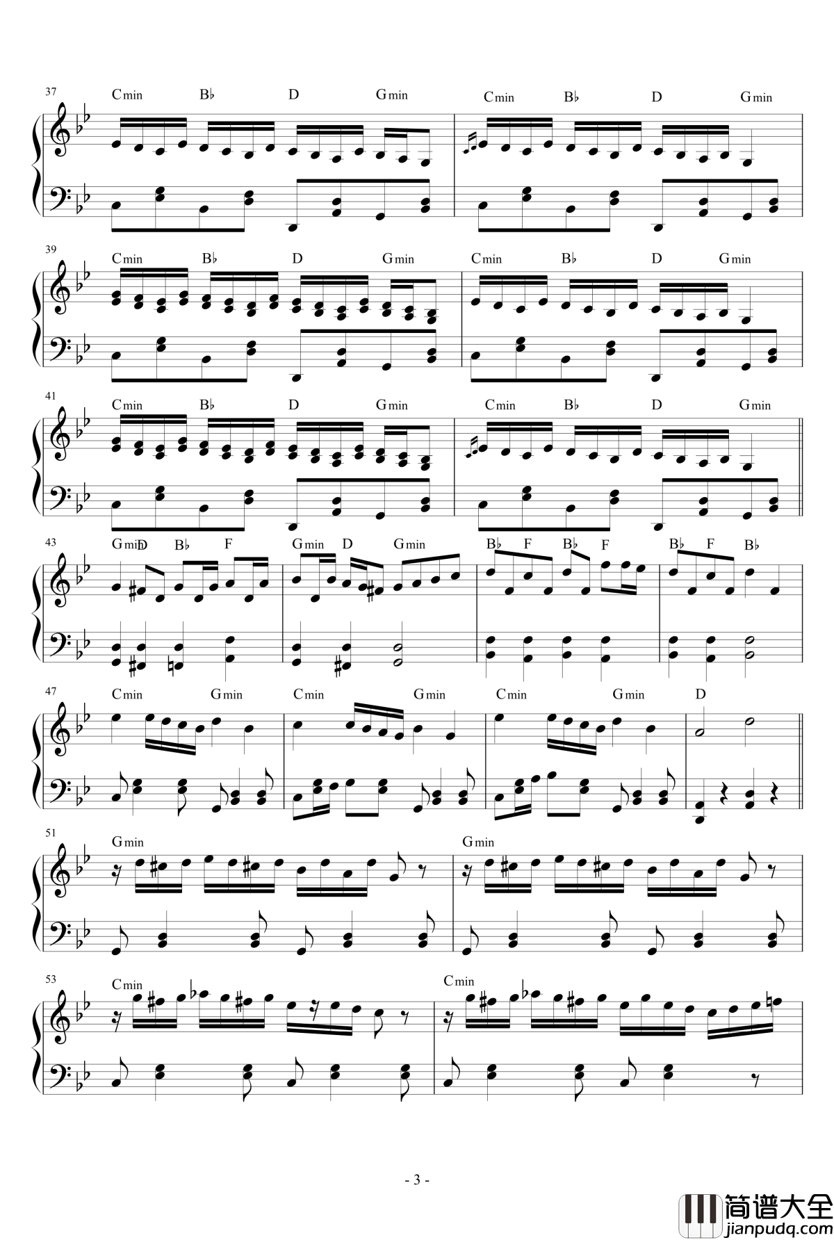 Throne_of_The_Lost_KingTrine钢琴谱_三位一体