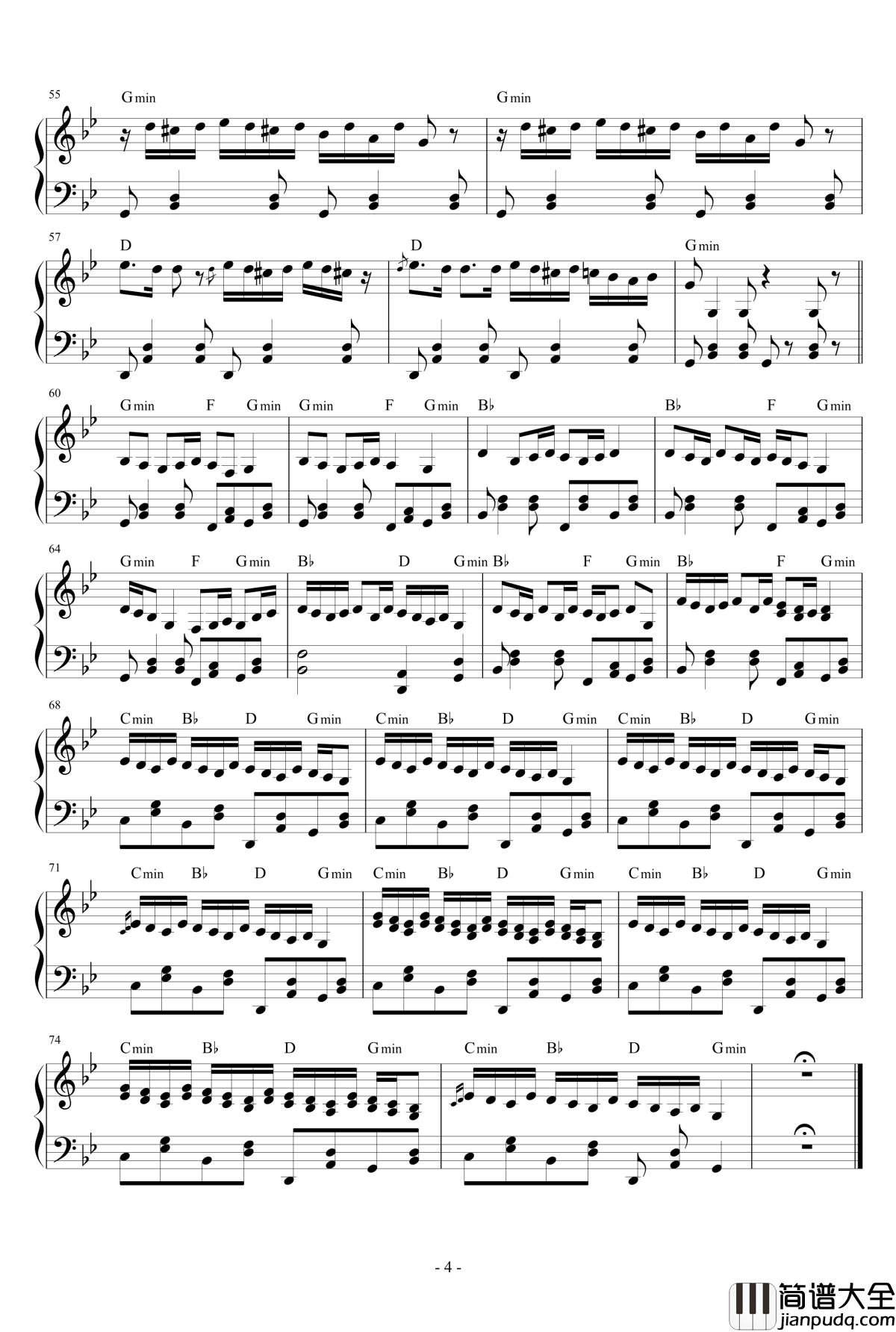 Throne_of_The_Lost_KingTrine钢琴谱_三位一体