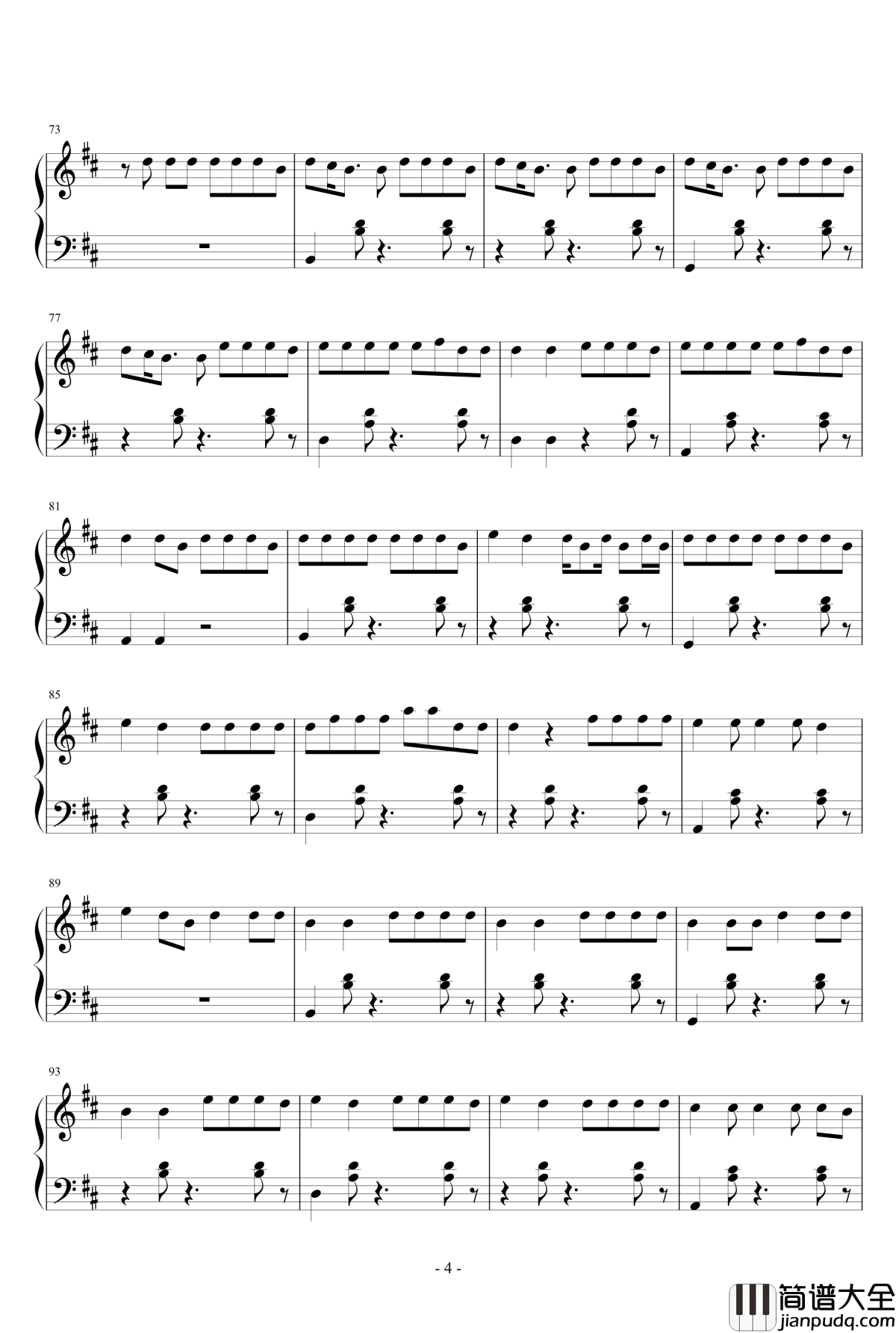 Despacito钢琴谱_Justin_Bieber