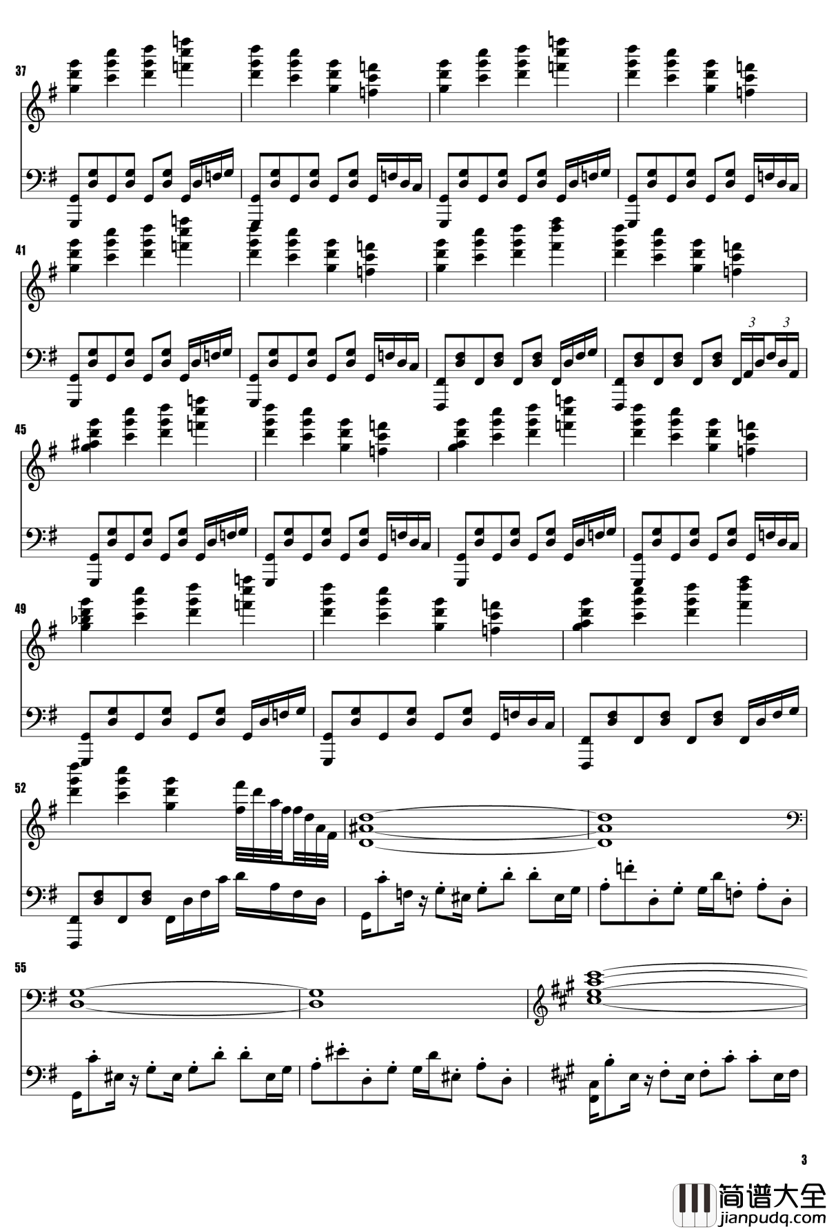 樱花舞散的天空钢琴谱_东方天空璋