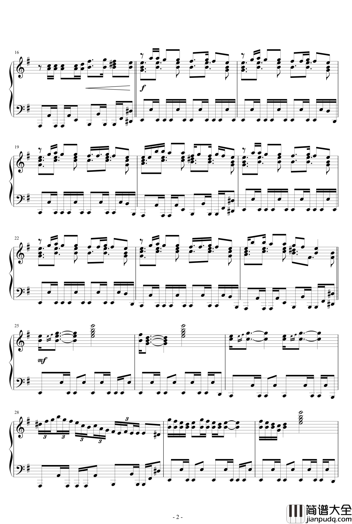 Hop钢琴谱_妖王，慎入23333_Azis