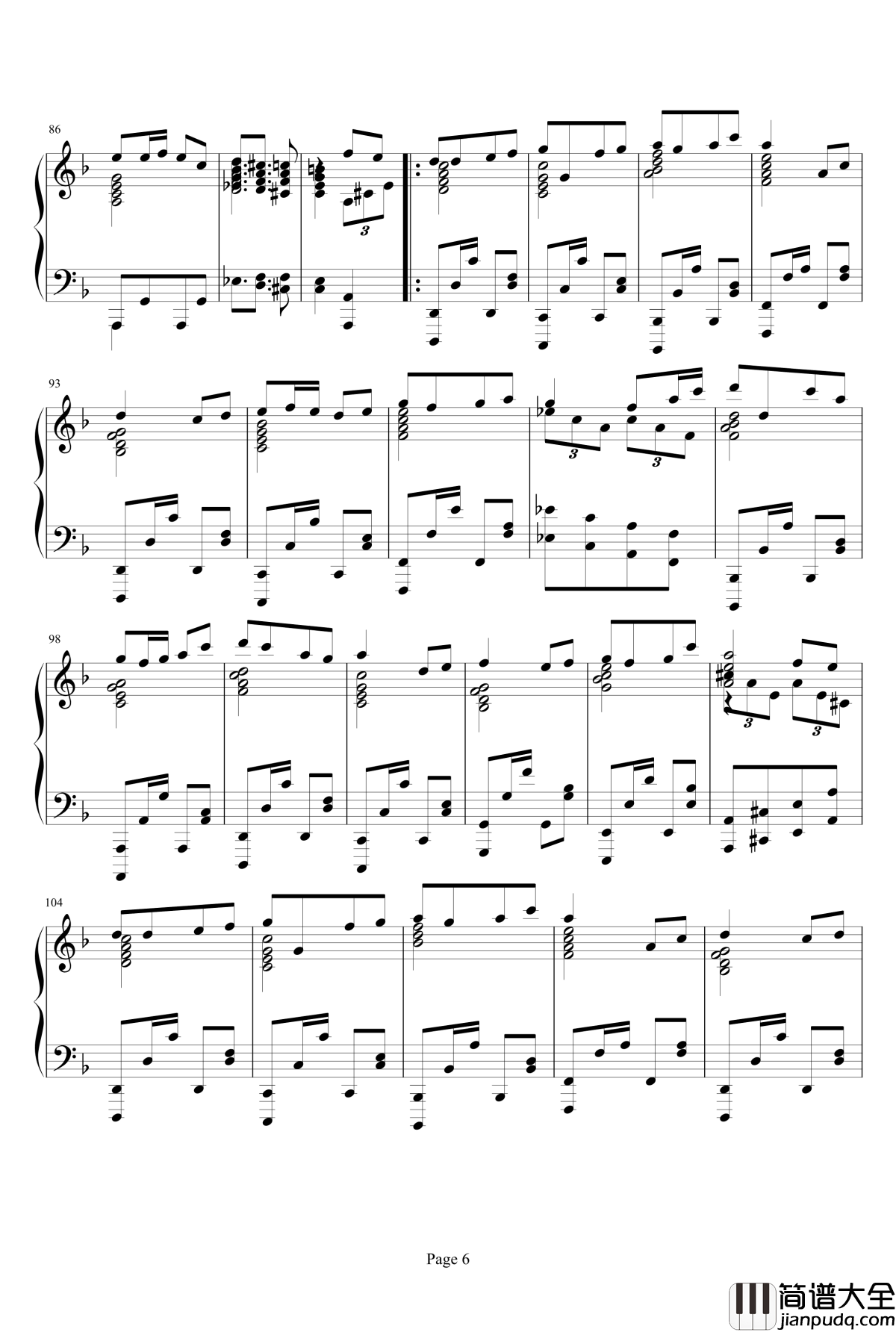 从沙丁鱼开始钢琴谱_UTAU