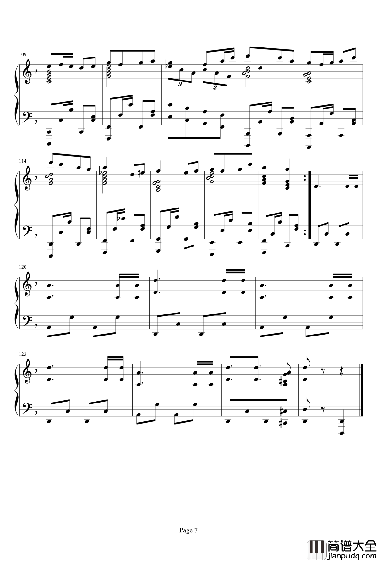 从沙丁鱼开始钢琴谱_UTAU