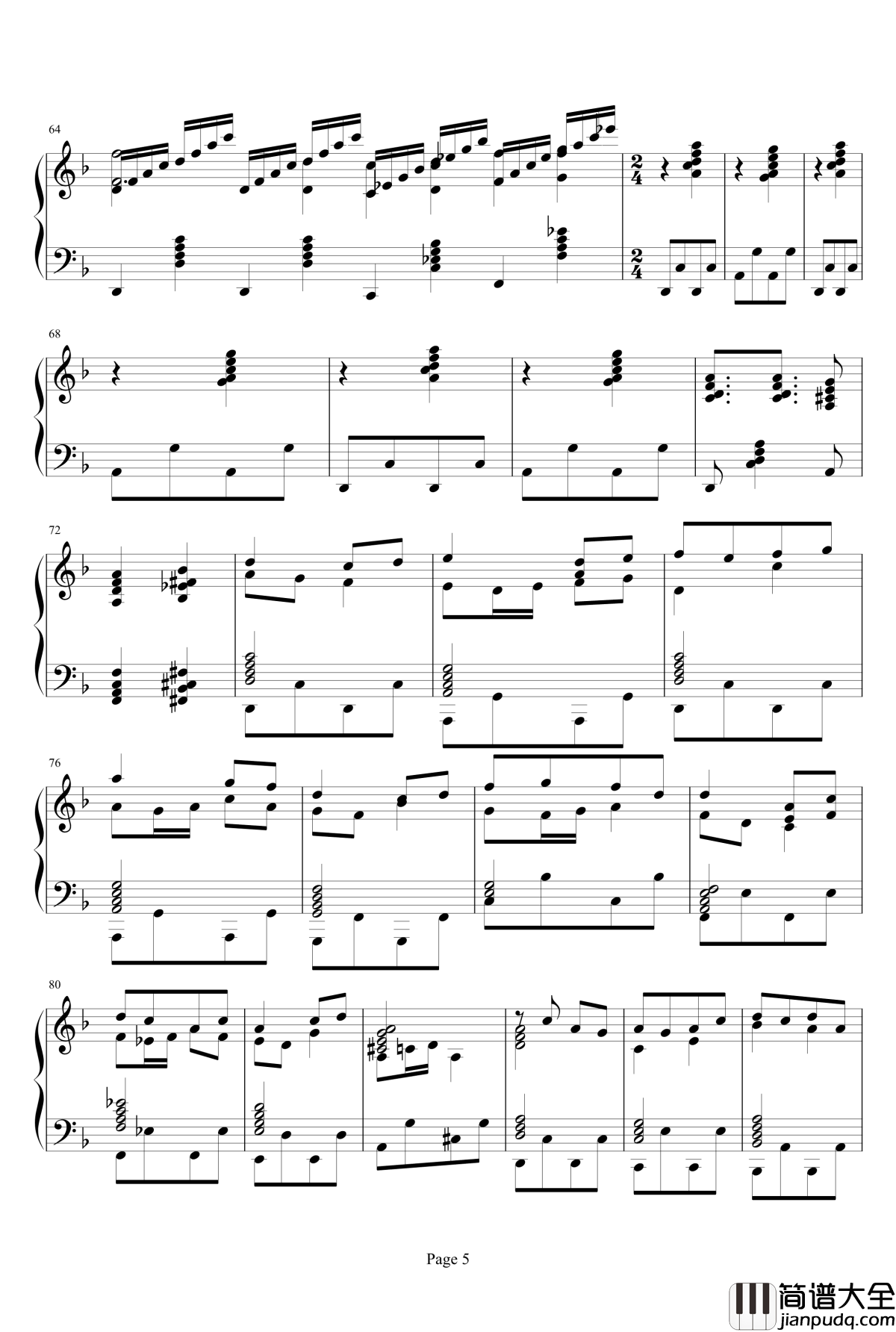 从沙丁鱼开始钢琴谱_UTAU