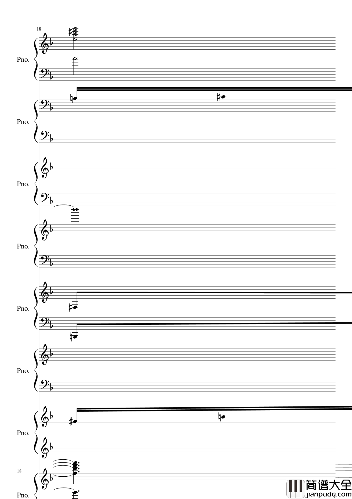 证实钢琴谱_黑化