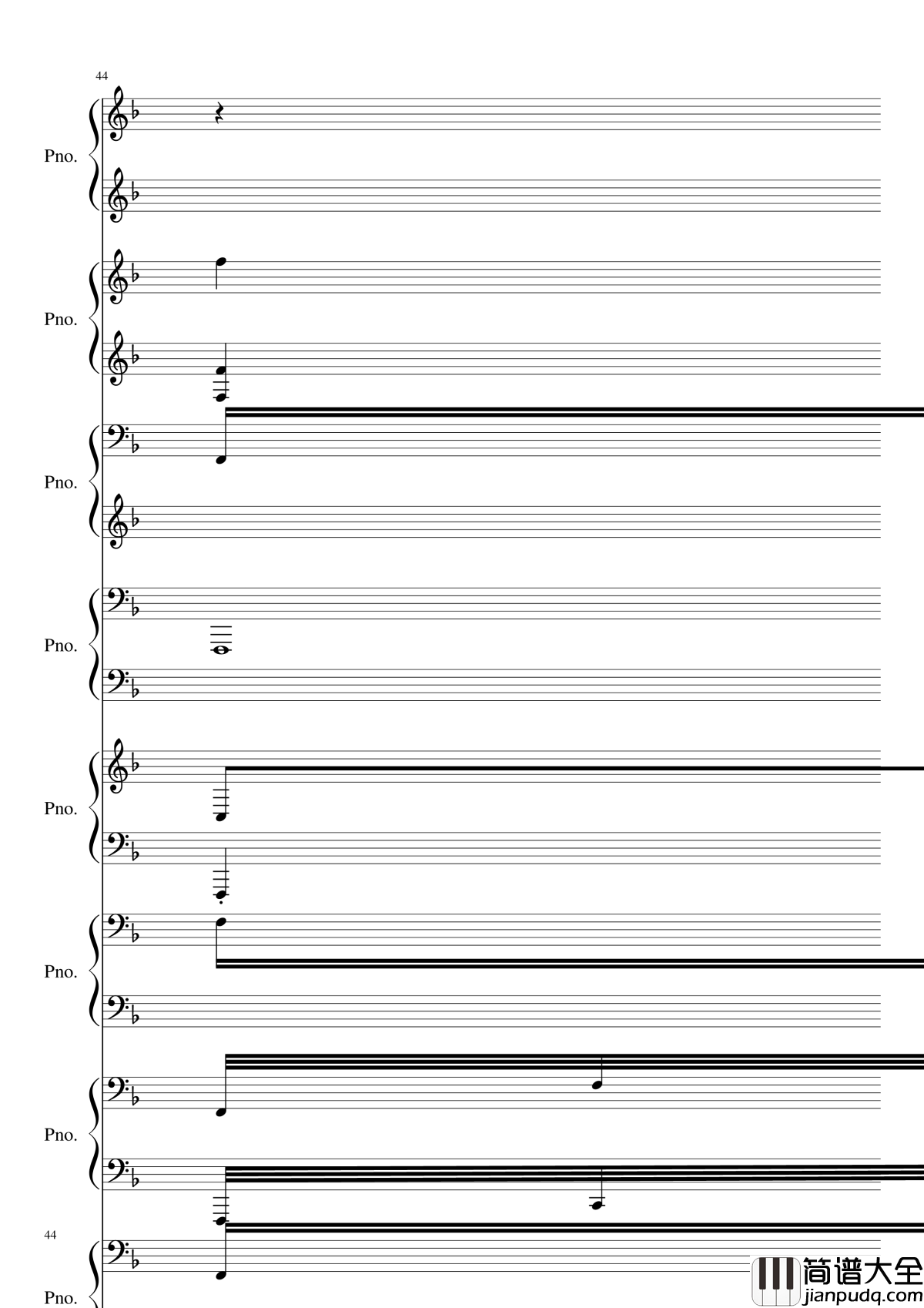 证实钢琴谱_黑化