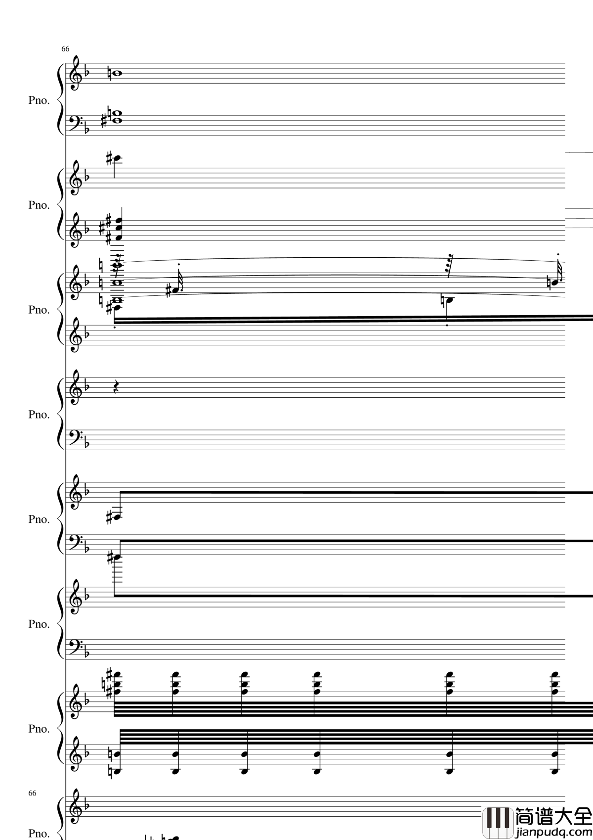 证实钢琴谱_黑化