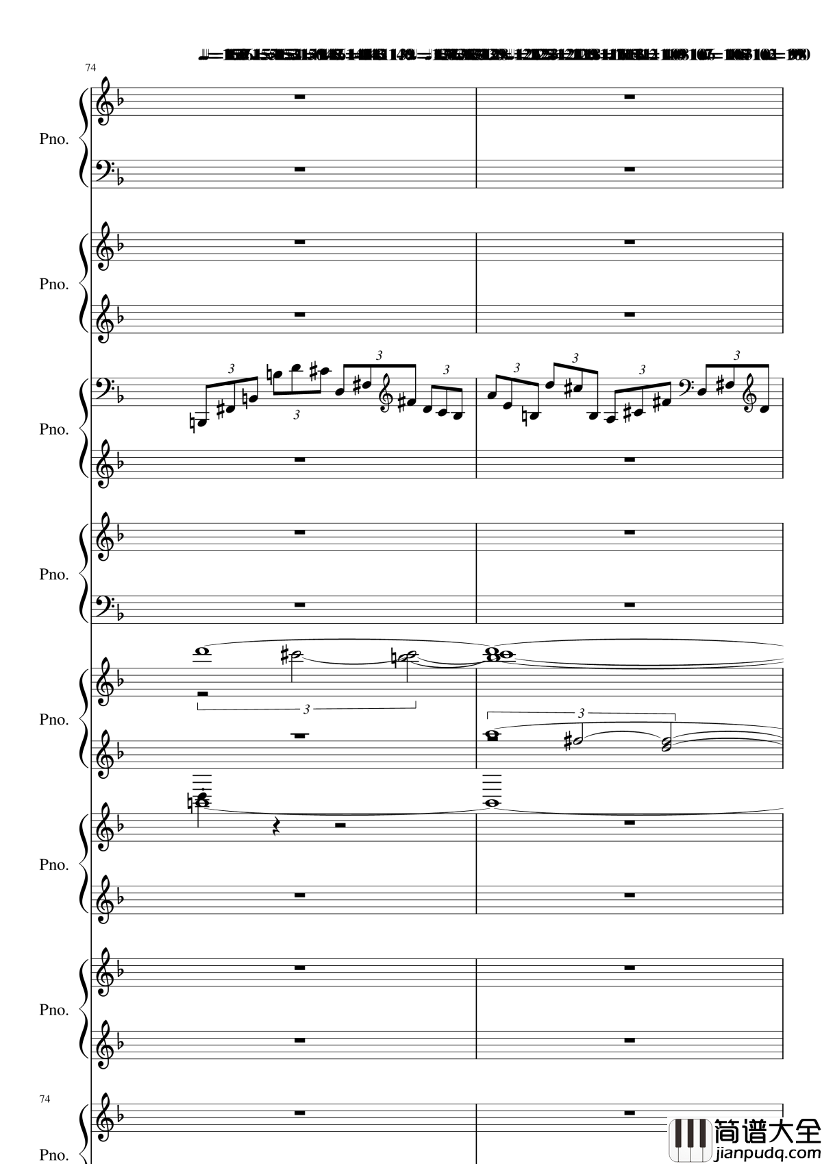 证实钢琴谱_黑化