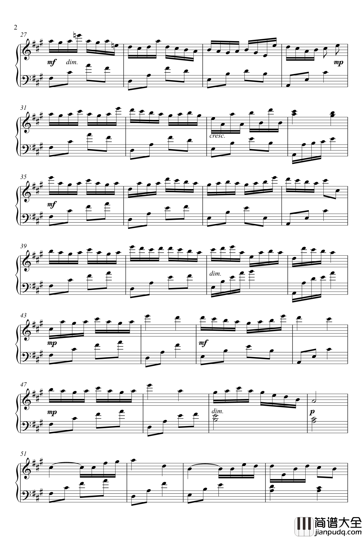 碎片钢琴谱_八_浩海星河