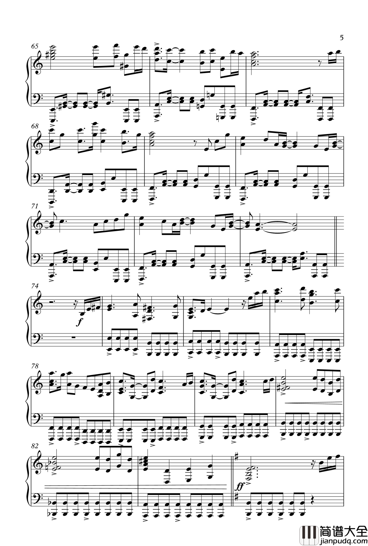 Unicorn_Gundam钢琴谱_泽野弘之