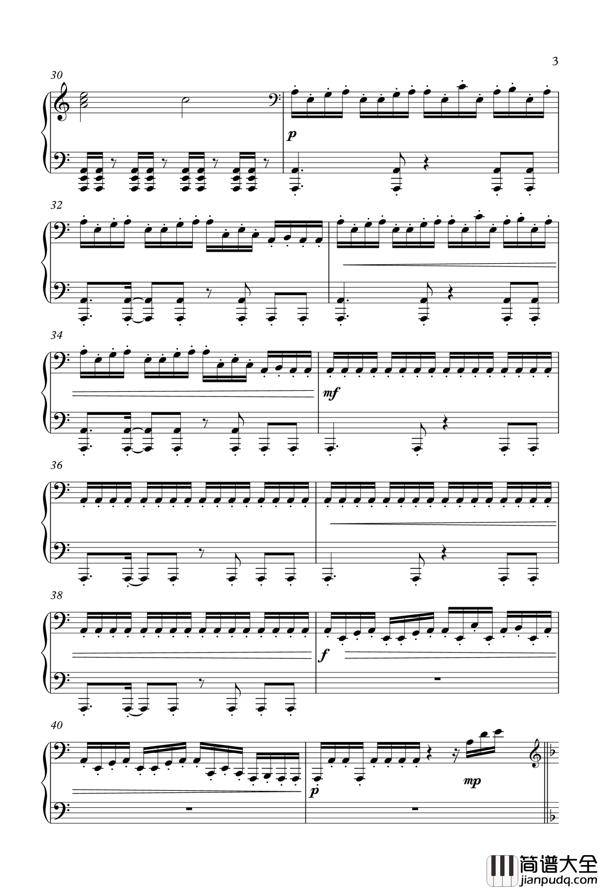 Unicorn_Gundam钢琴谱_泽野弘之