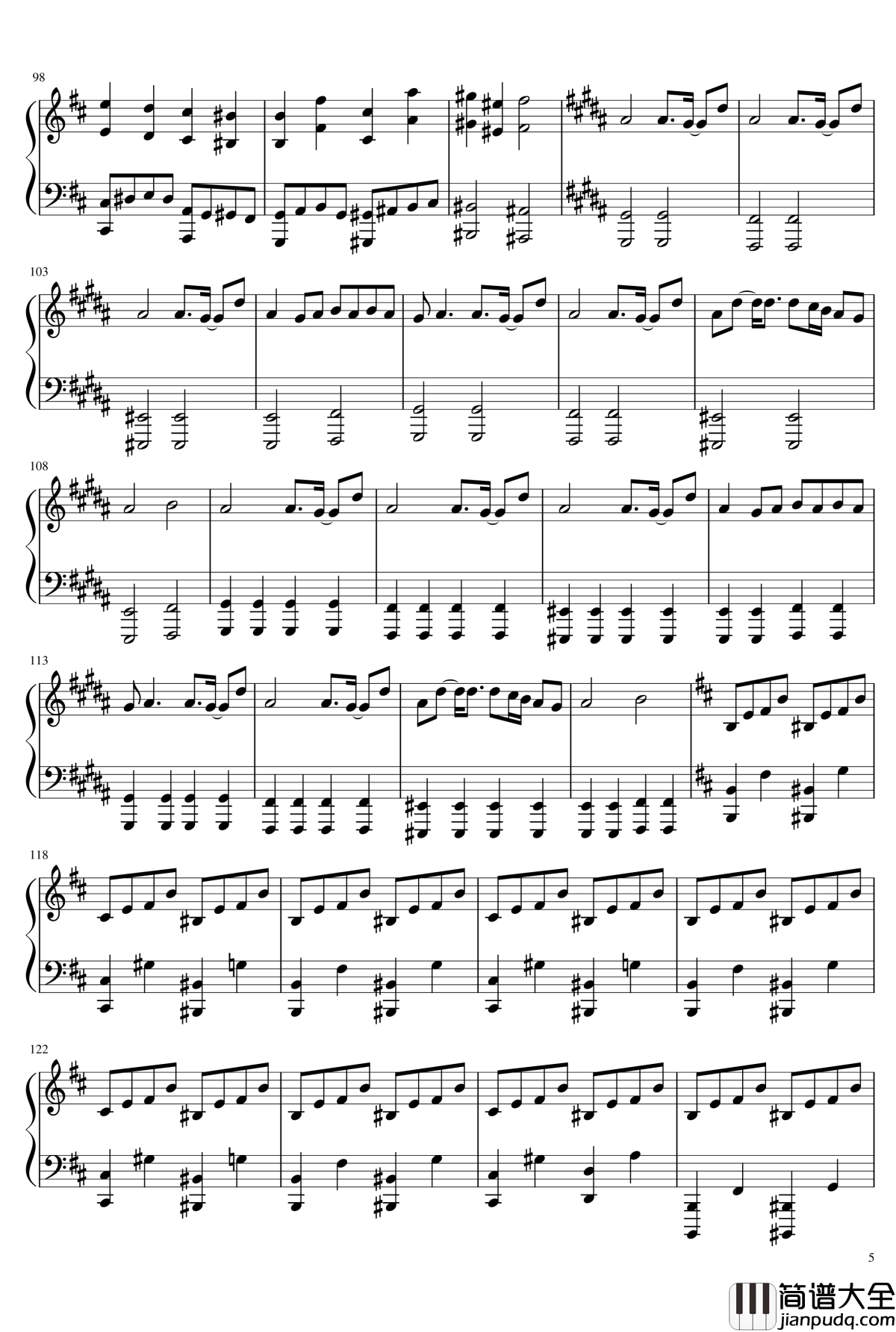 平安时代的外星人钢琴谱_东方project[东方星莲船]