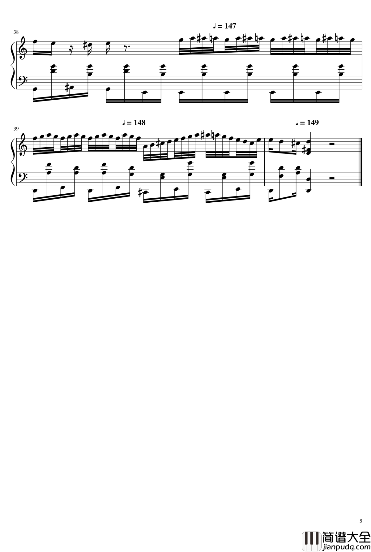 大师赛钢琴谱_钢琴块2