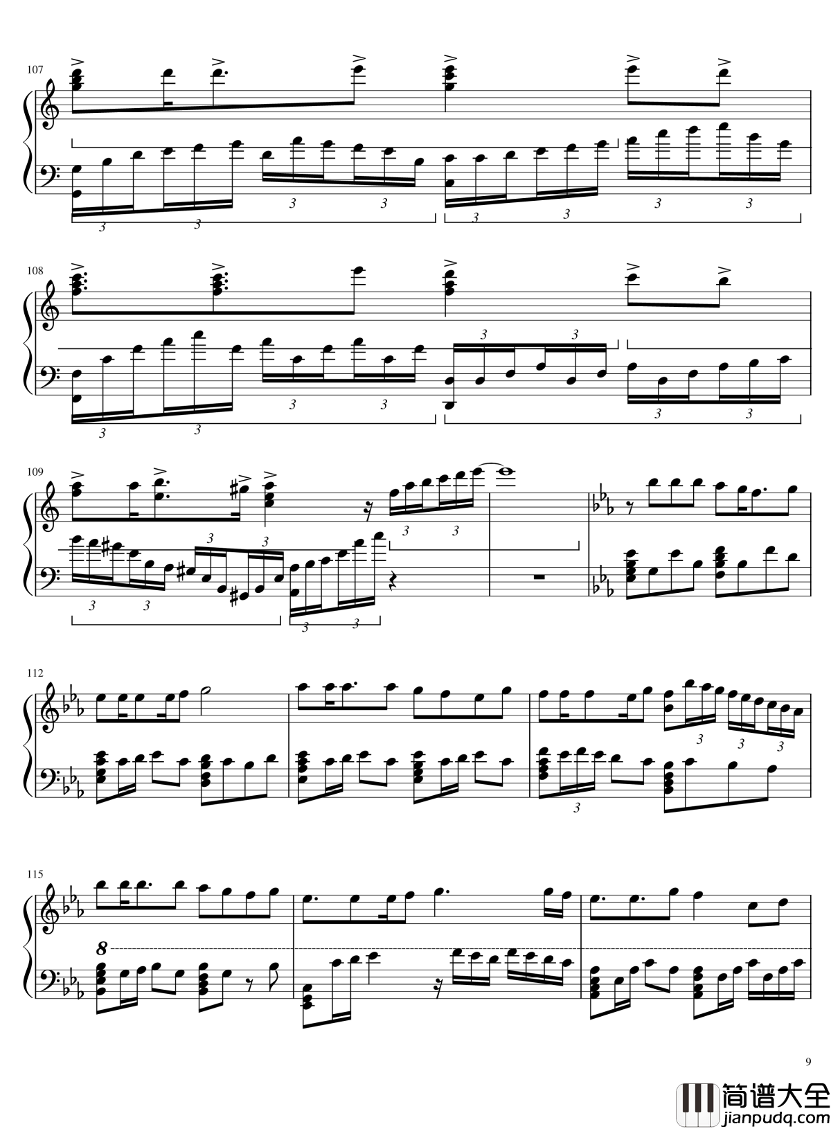 悪ノ召使钢琴谱_触手猴