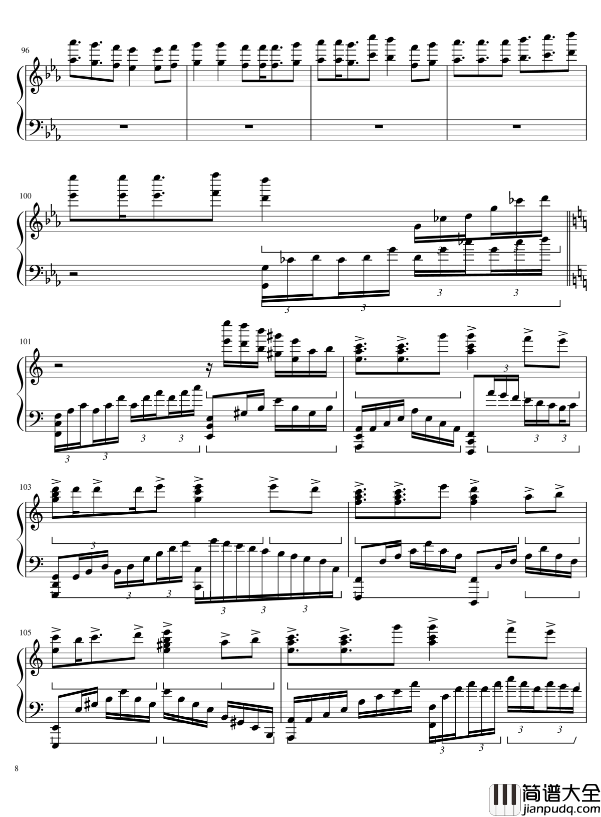 悪ノ召使钢琴谱_触手猴