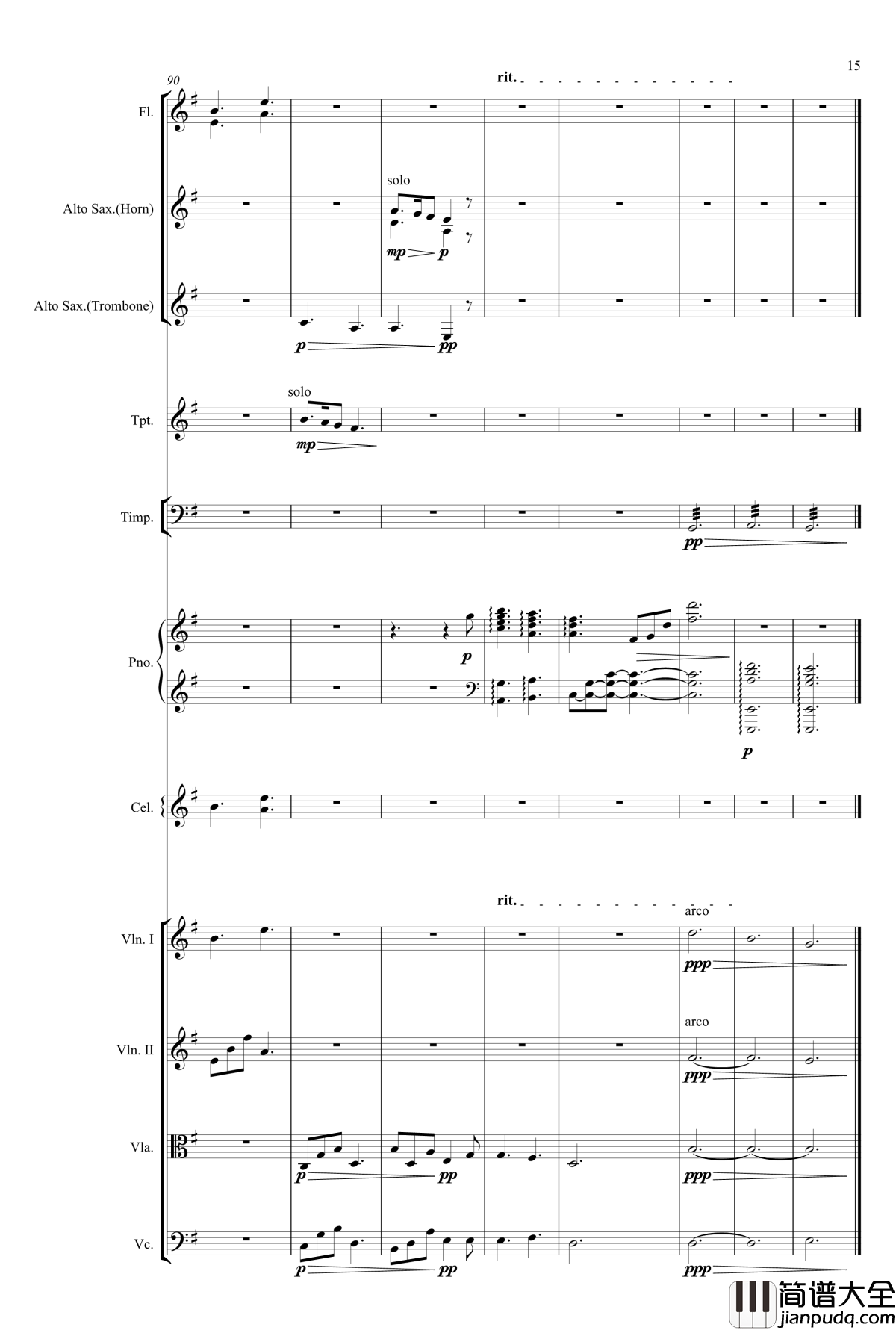 十亿光年的距离钢琴谱_交响版_V.K