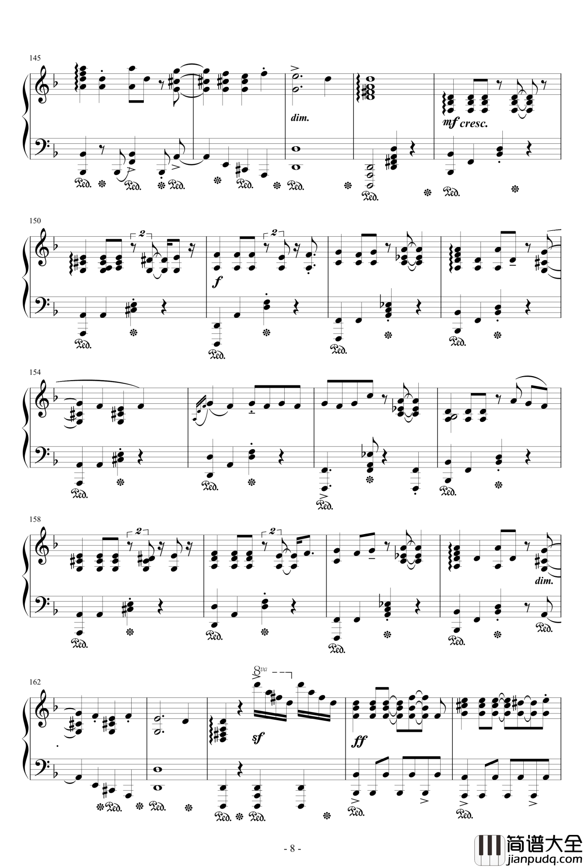 金剛钢琴谱_触手猴