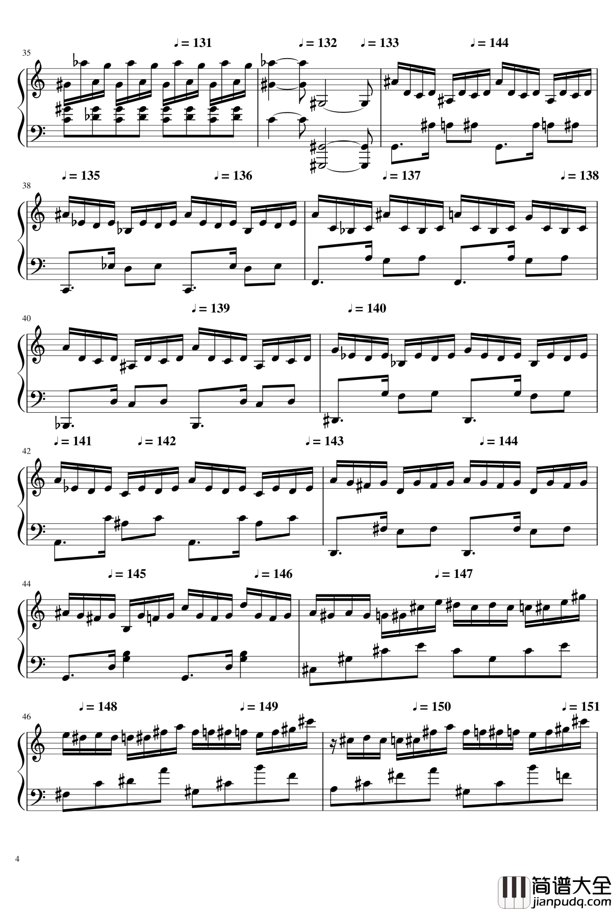 高手赛钢琴谱_钢琴块2