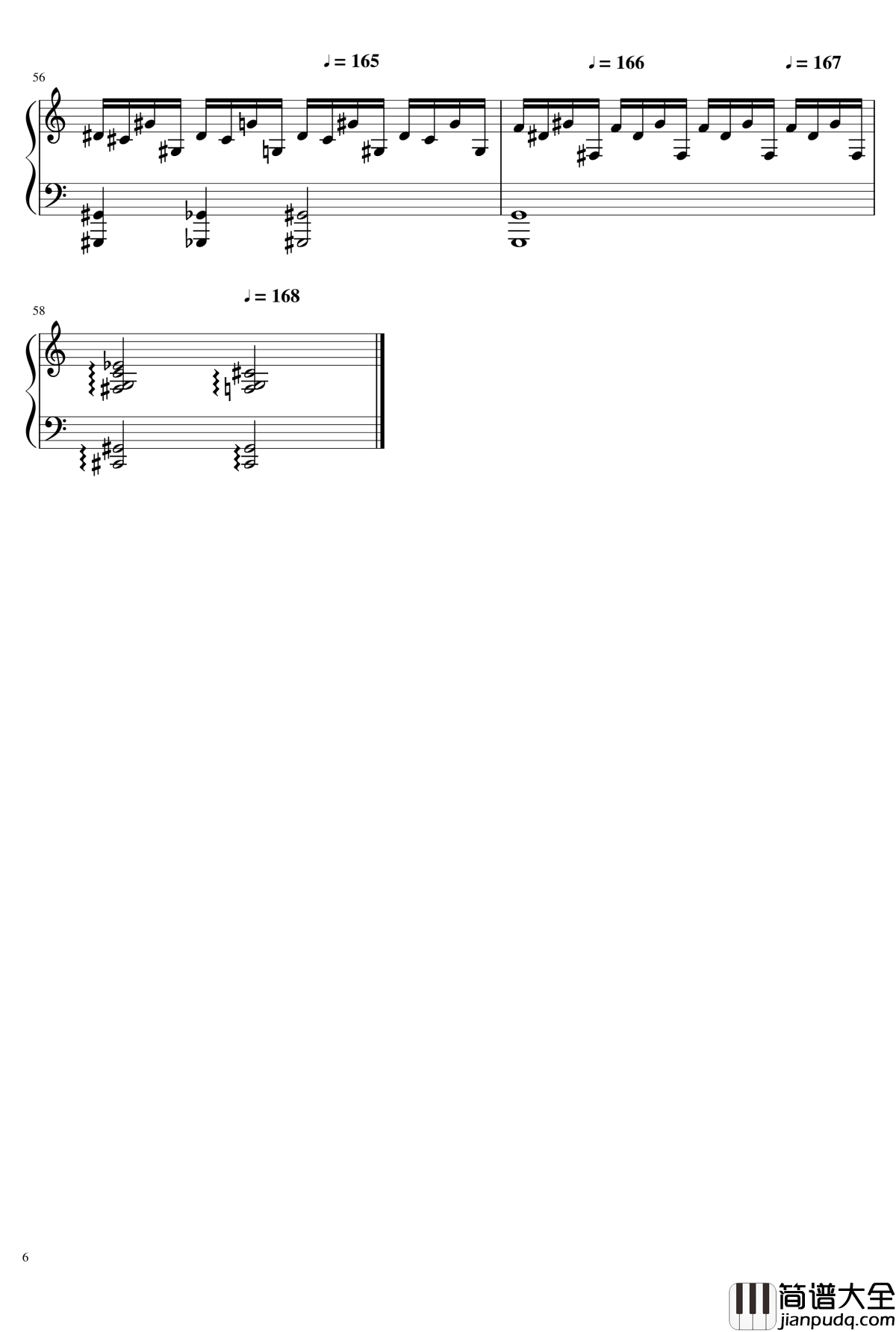 高手赛钢琴谱_钢琴块2