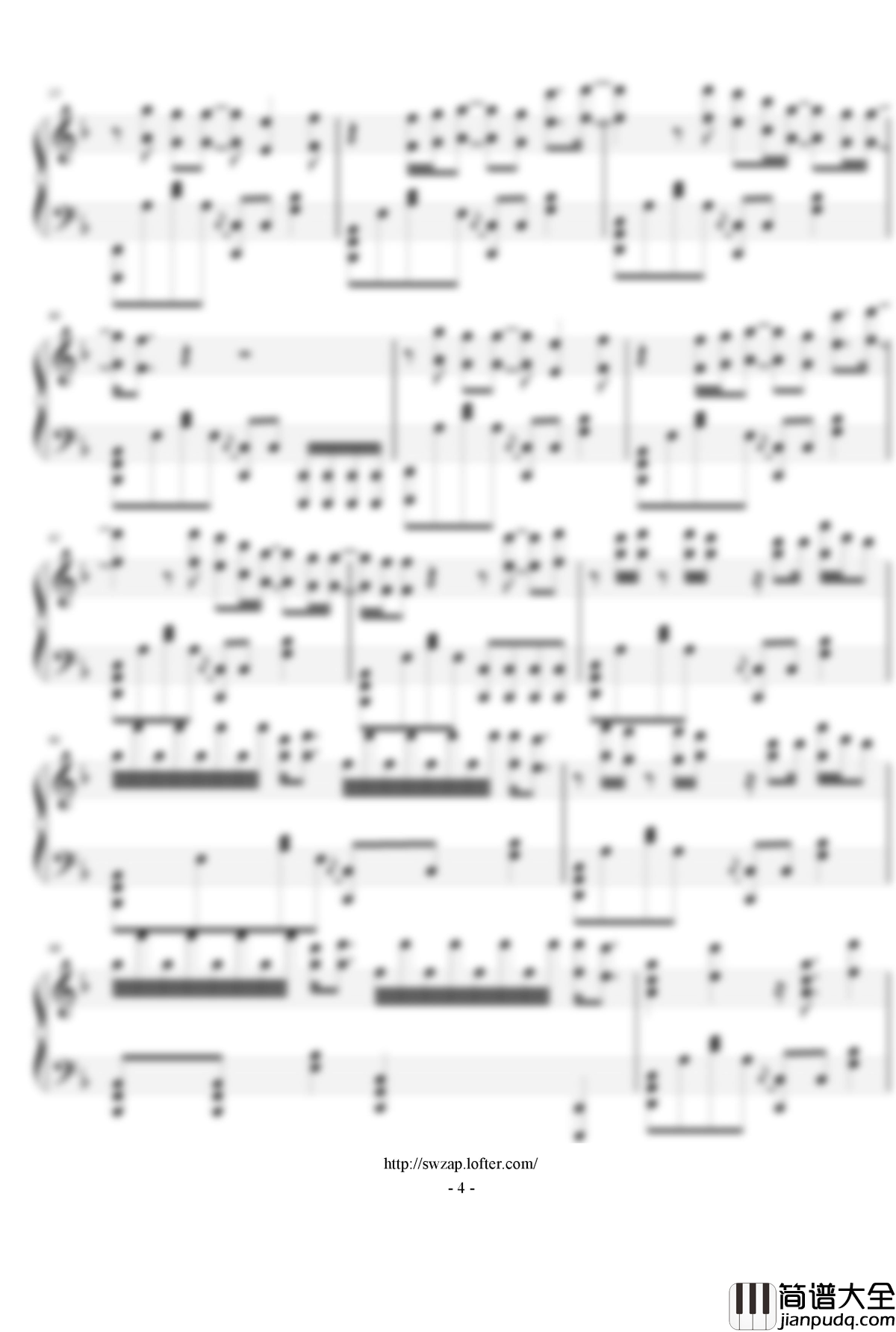 Signal钢琴谱__91Days_OP_北嶋徹_TK_from_凛として時雨__