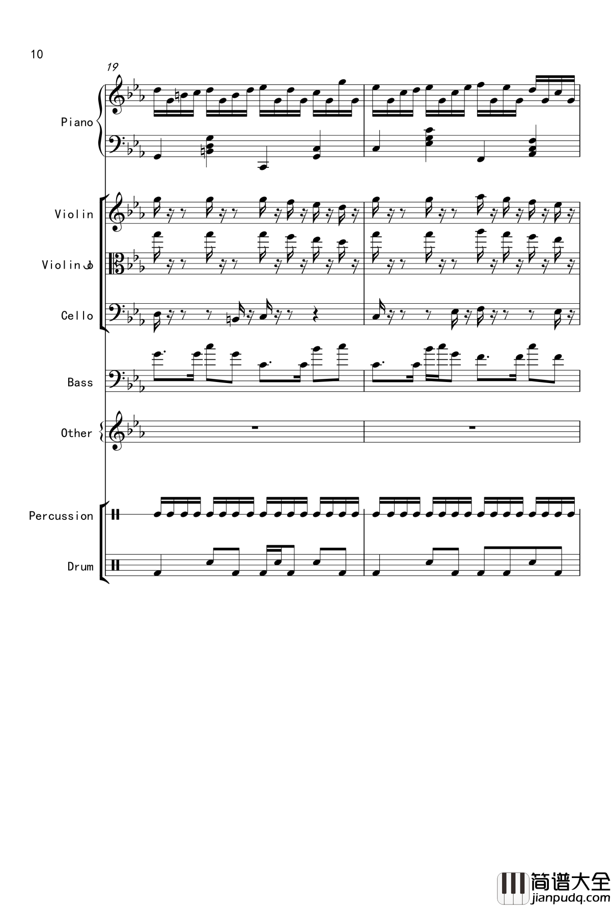 克罗地亚舞曲钢琴谱_Croatian_Rhapsody_马克西姆_Maksim·Mrvica