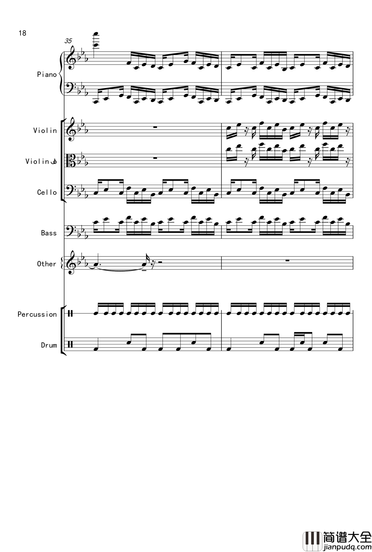 克罗地亚舞曲钢琴谱_Croatian_Rhapsody_马克西姆_Maksim·Mrvica