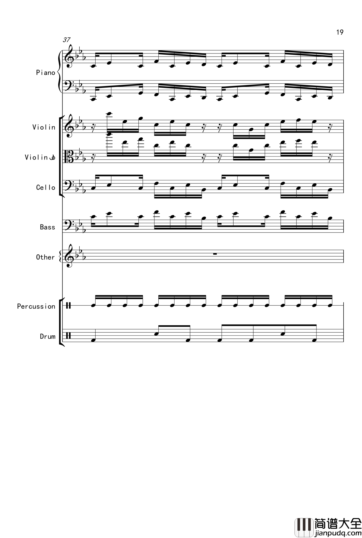 克罗地亚舞曲钢琴谱_Croatian_Rhapsody_马克西姆_Maksim·Mrvica